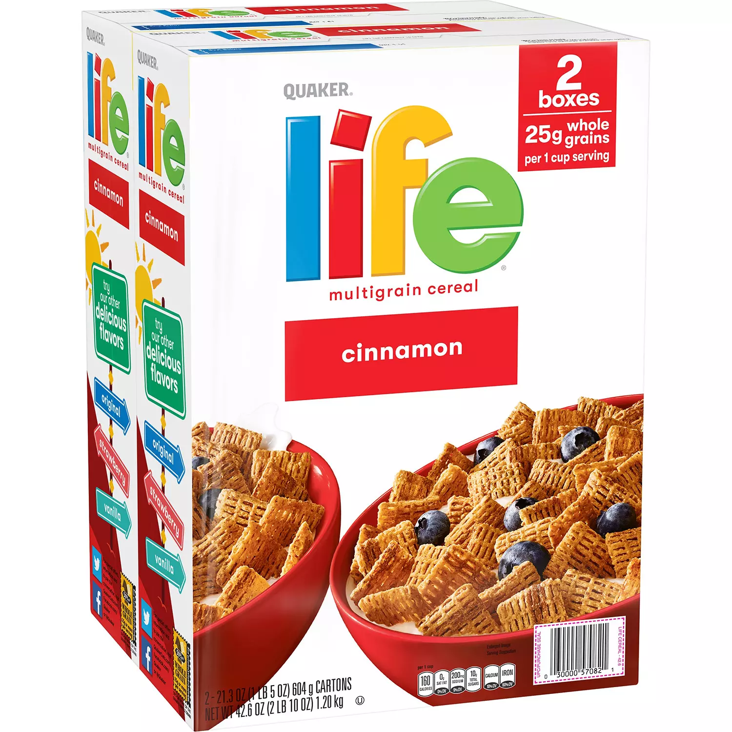 Quaker Life Multi-Grain Cereal, Cinnamon
