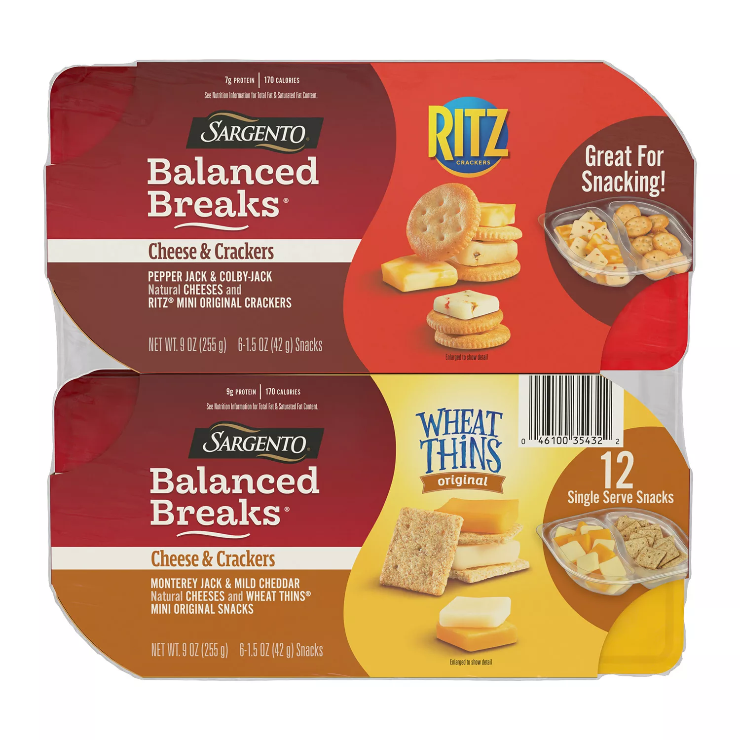 Sargento Balanced Breaks Cheese and Crackers Variety