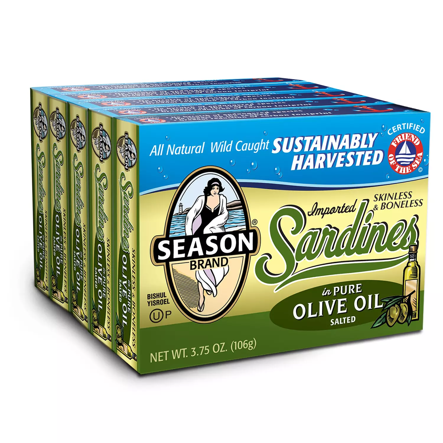 Best Season Brand Sardines in Olive Oil (3.75 oz., 5 pk.)