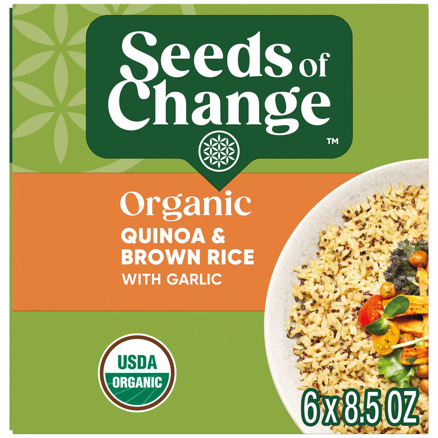 Seeds of Change Certified Organic Quinoa and Brown Rice with Garlic (8.5 oz., 6 pk.)
