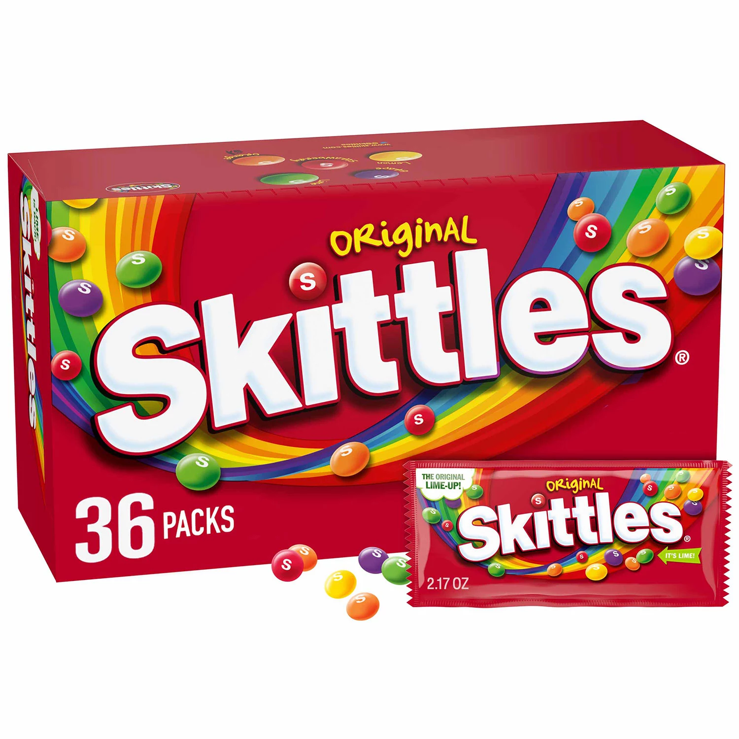 Skittles Original Candy, Full Size, Bulk Fundraiser