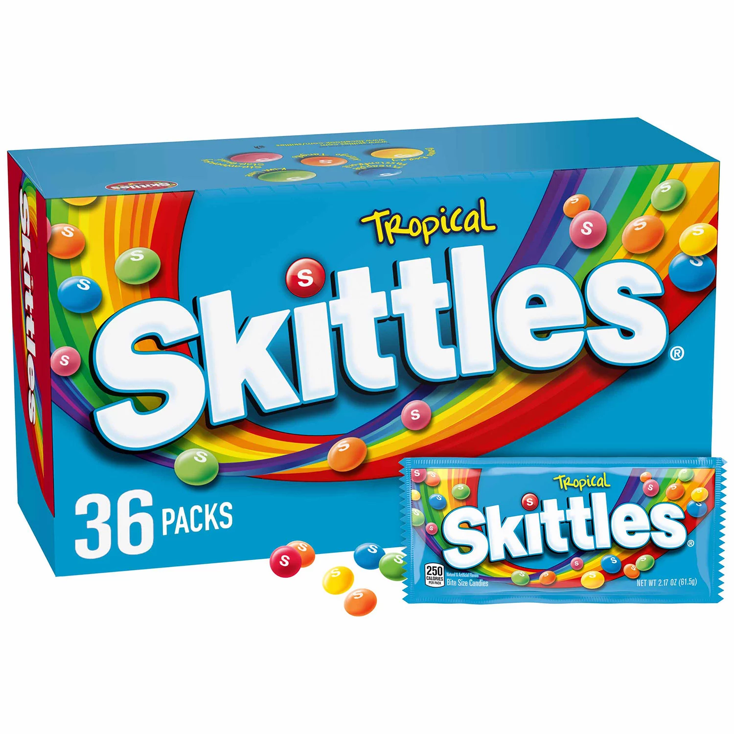 Skittles Tropical (2.17 oz., 36 ct.)