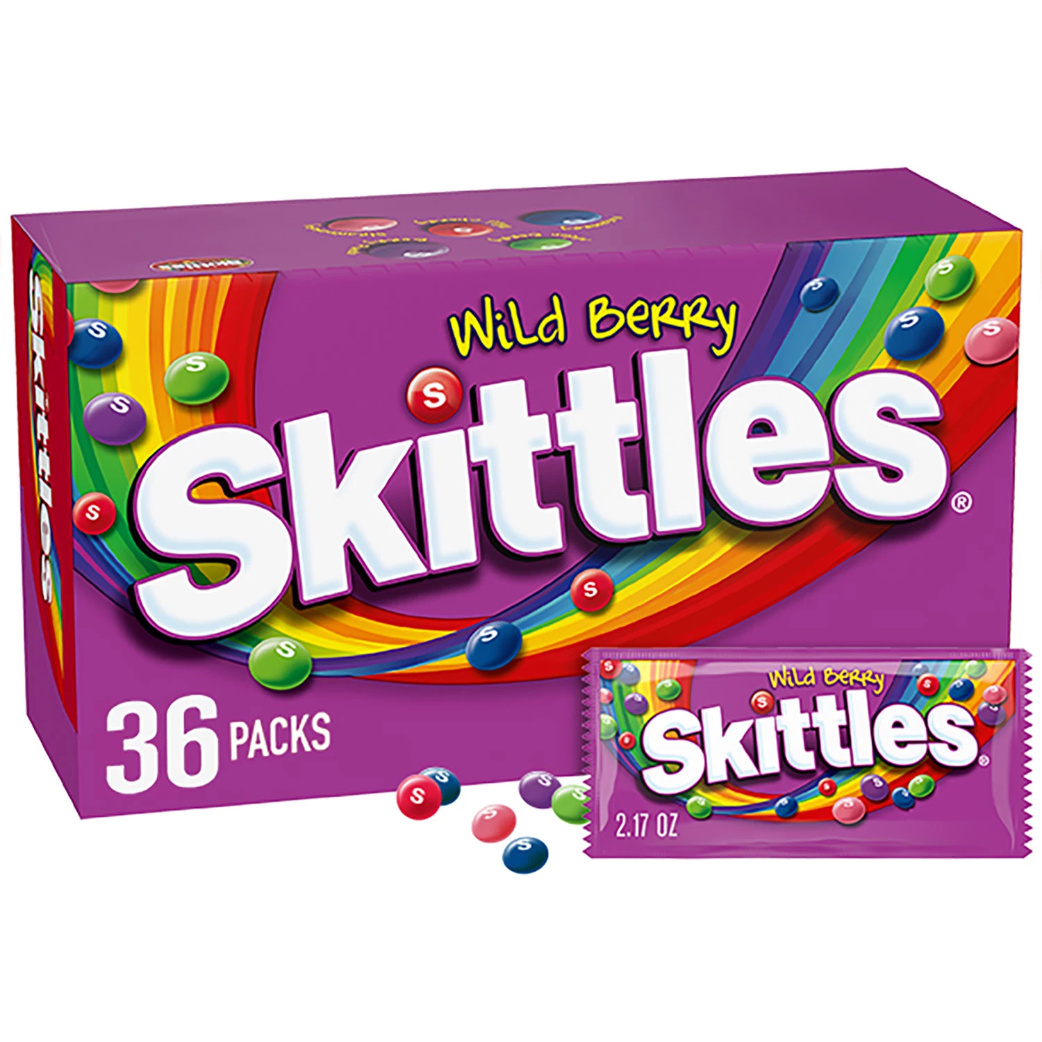 Skittles Wild Berry Singles Size Candy