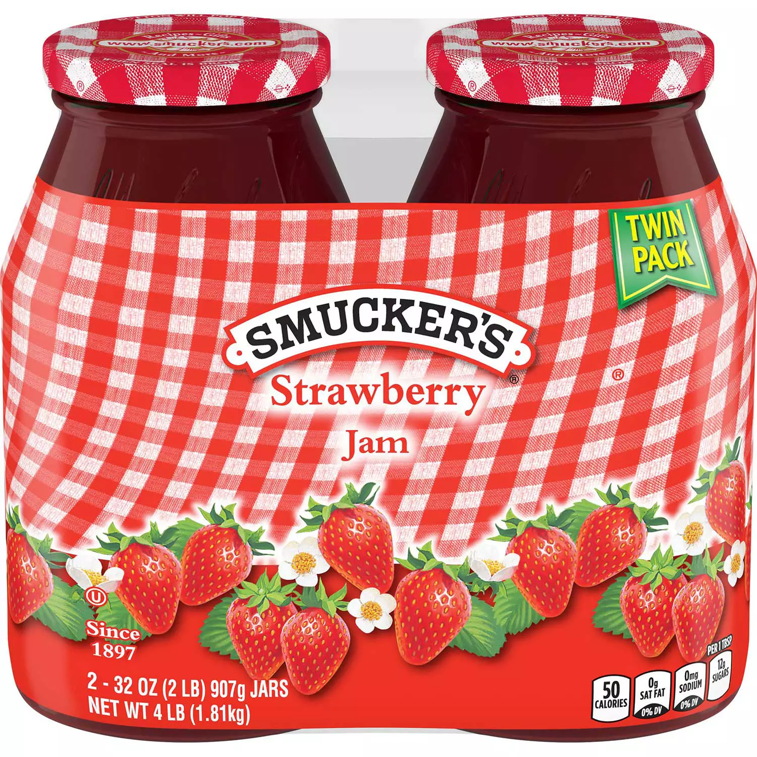 Best Smucker’s Strawberry Jam (64 oz., 2 pk.)