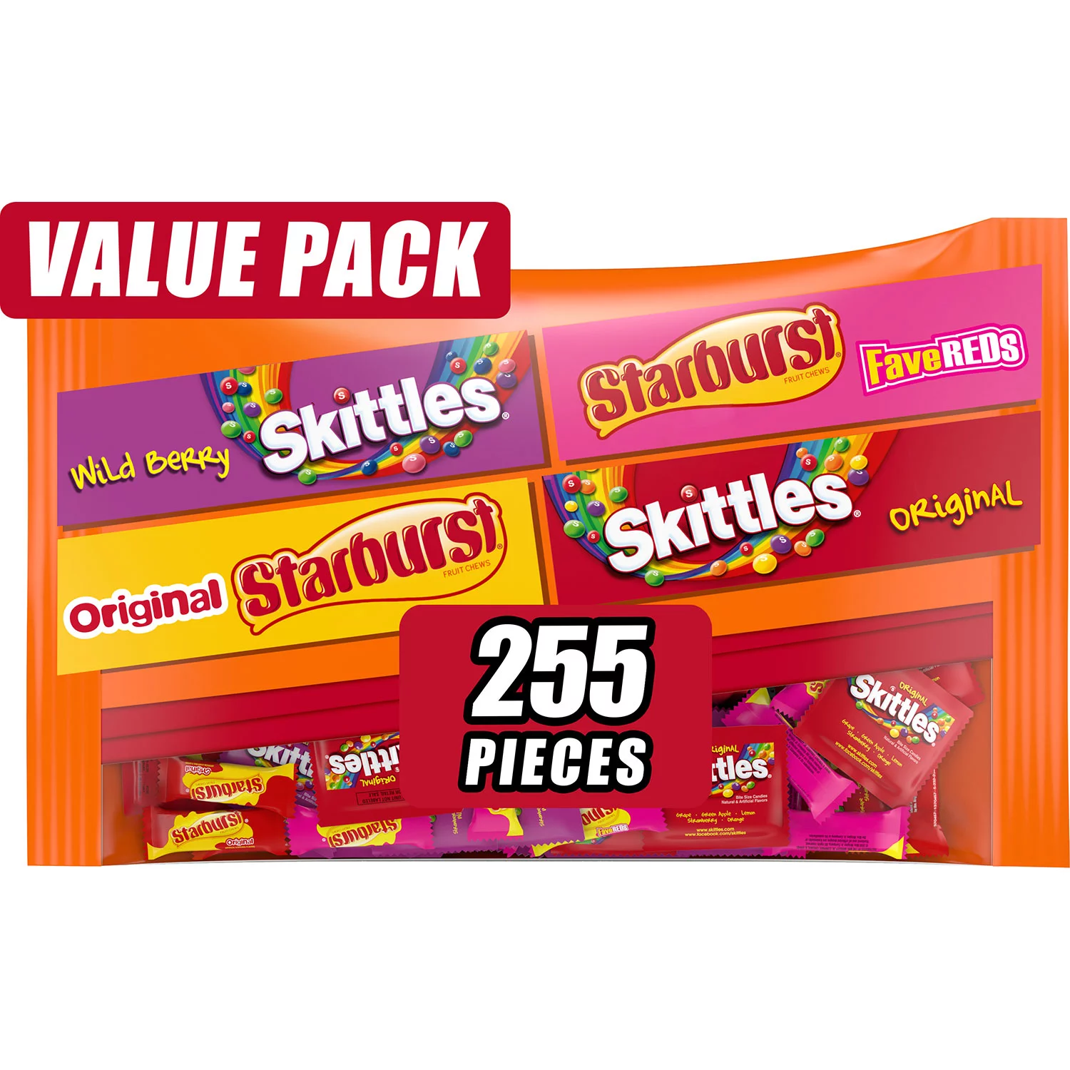 Starburst and Skittles Assorted Candies Value Pack