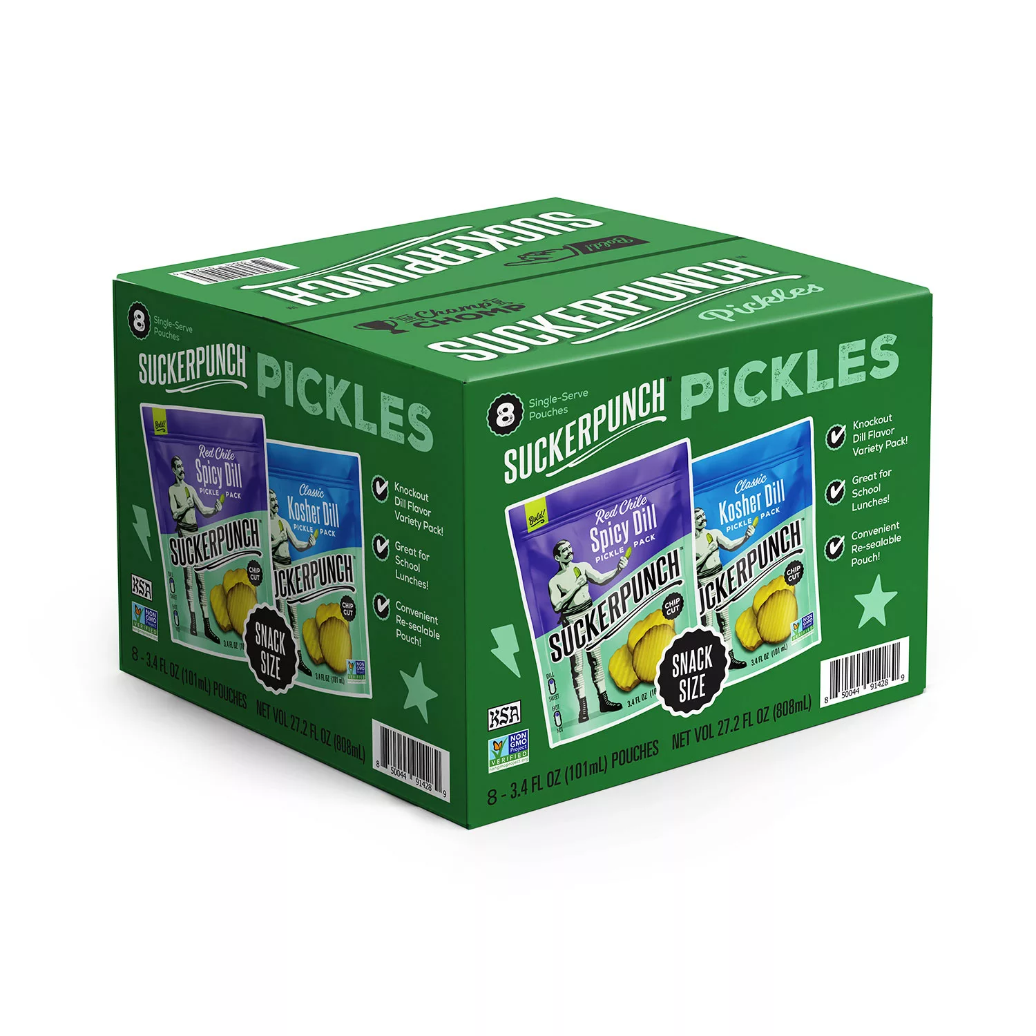 Sucker Punch Pickle Snack Pack