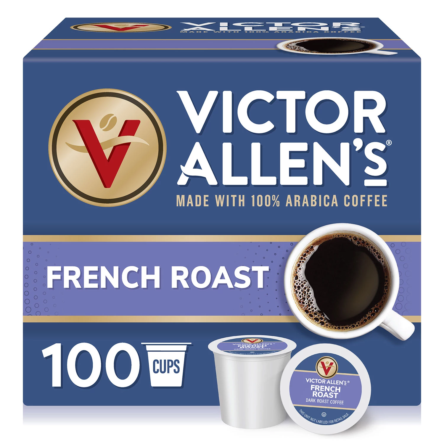 Victor Allen's Single-Serve Cups French Roast