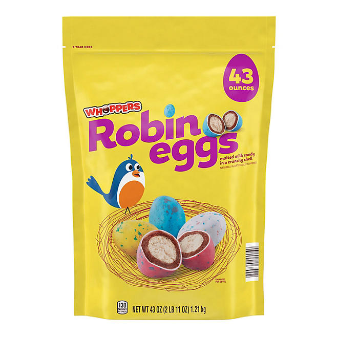 WHOPPERS Robin Eggs Malted Milk Balls, Easter Candy