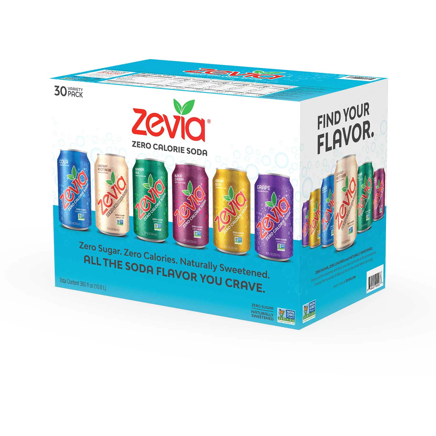Zevia Zero Calorie Soda Variety Pack