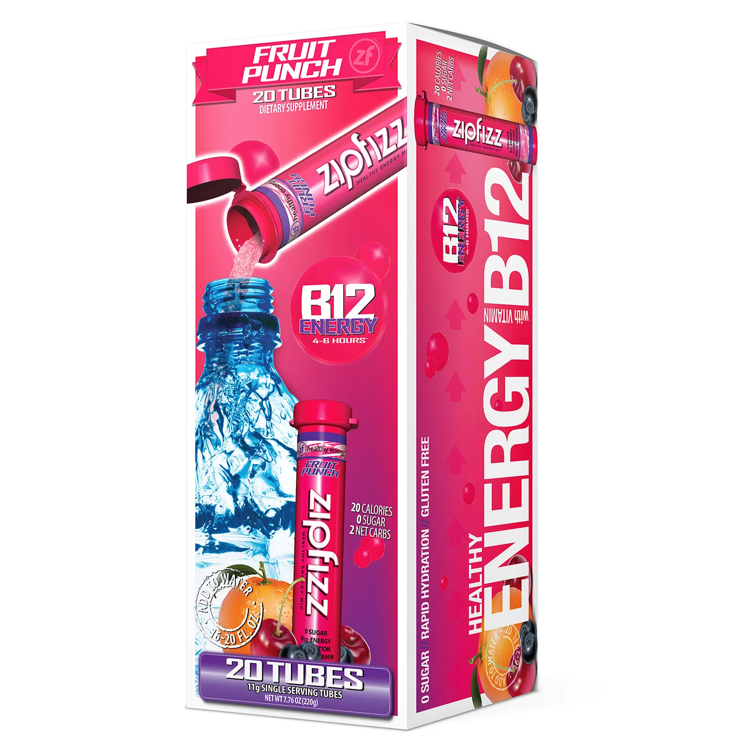 Zipfizz Energy Drink Mix Grape (20 ct.)