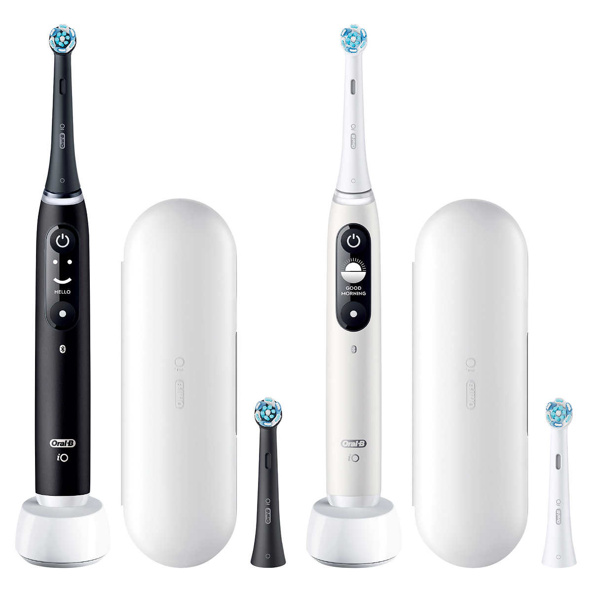 Oral-B iO Ultimate Clean Rechargeable Toothbrush 2-pack with Travel Cases