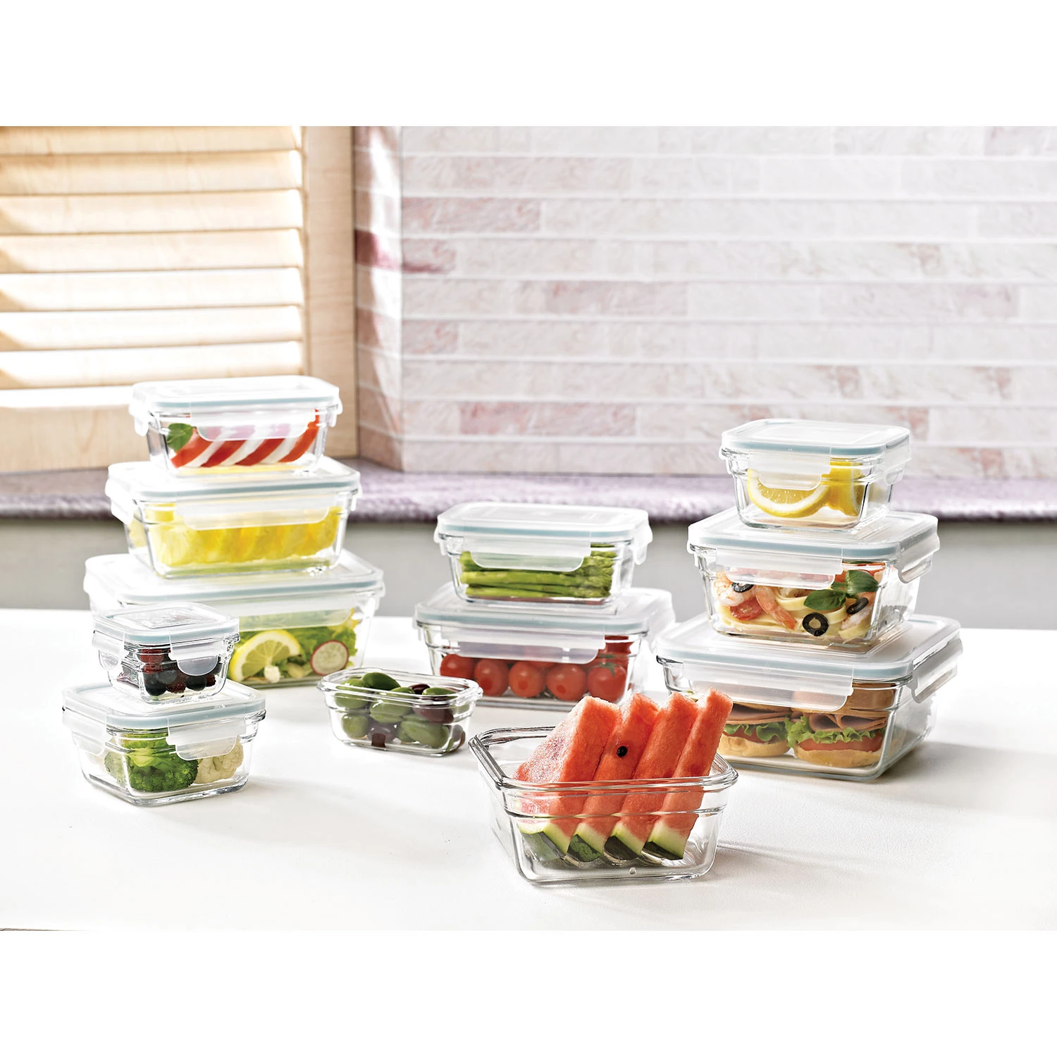 Member’s Mark 24-Piece Glass Food Storage Set by Glasslock