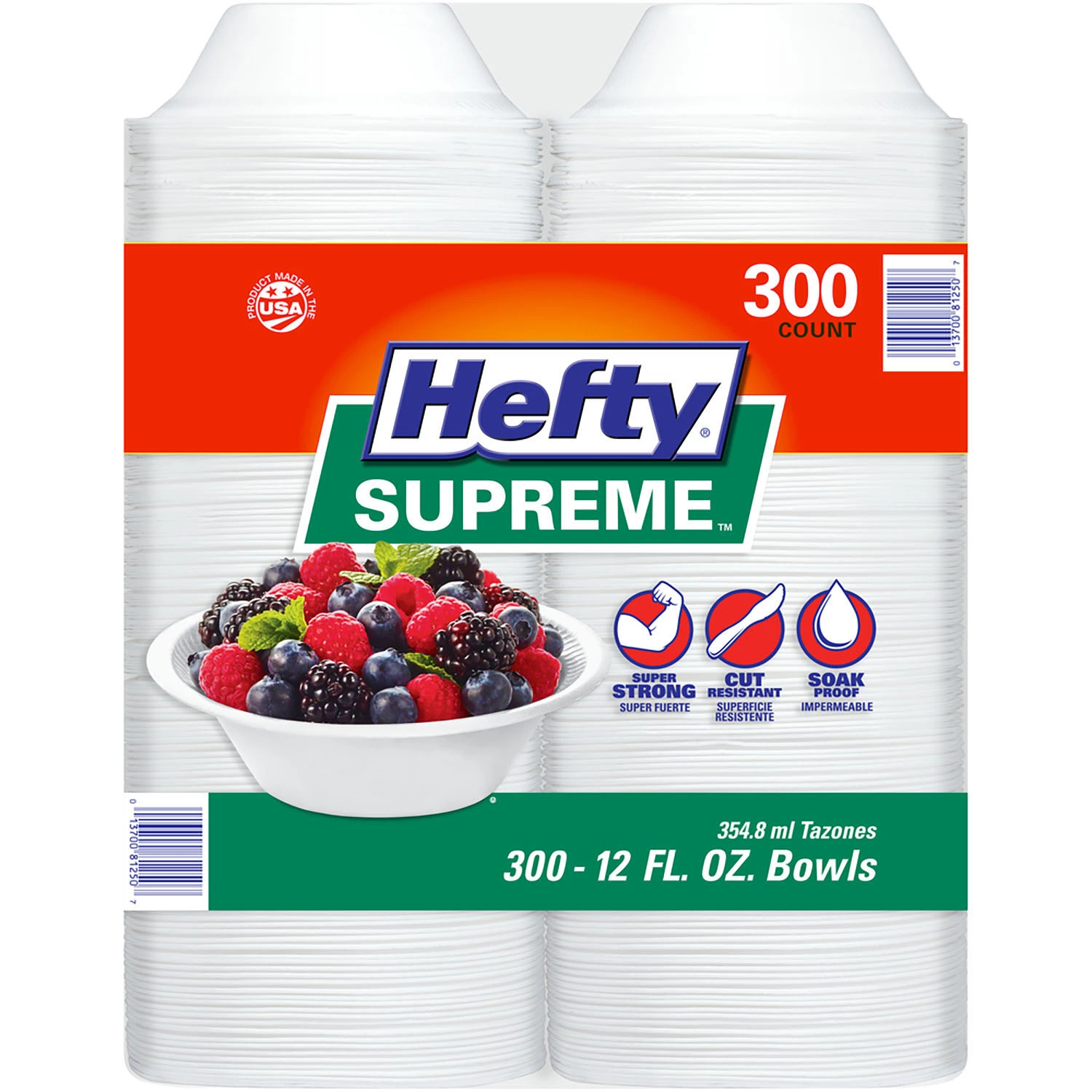Hefty Supreme Heavyweight Foam Bowls