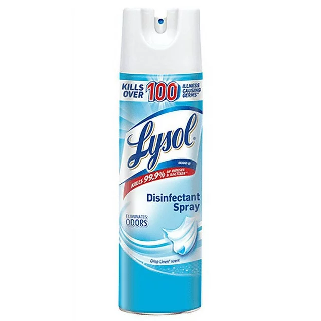 Lysol Disinfectant Spray, Crisp Linen Scent, 19 oz