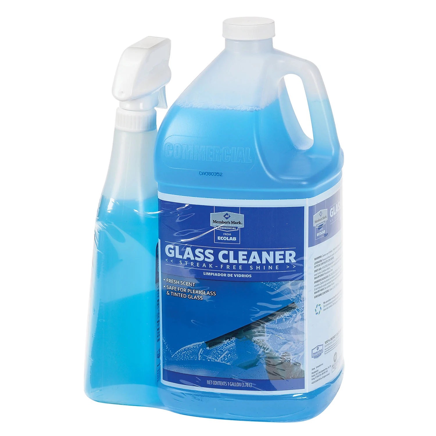 Member’s Mark Glass Cleaner (32 oz. spray bottle, 128 oz. refill)