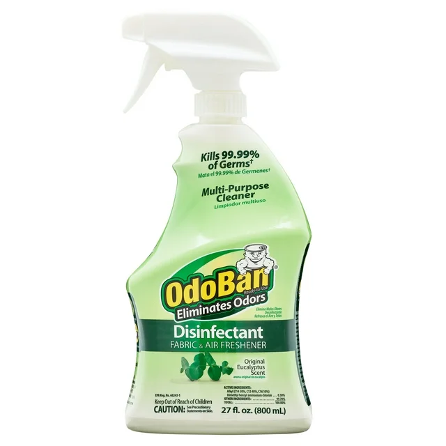 OdoBan Original Eucalyptus Scent Disinfectant Fabric & Air Freshener 27 fl oz