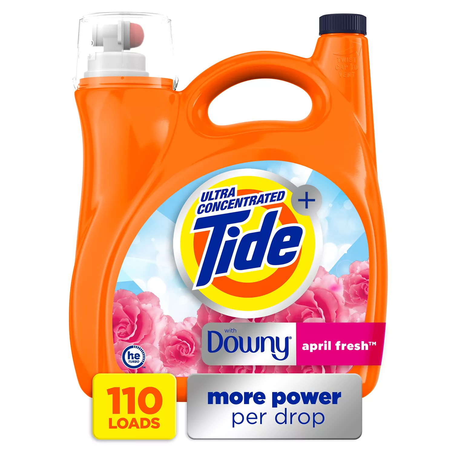 Tide Plus Downy April Fresh Scent Liquid Laundry Detergent (150 oz, 110 loads)