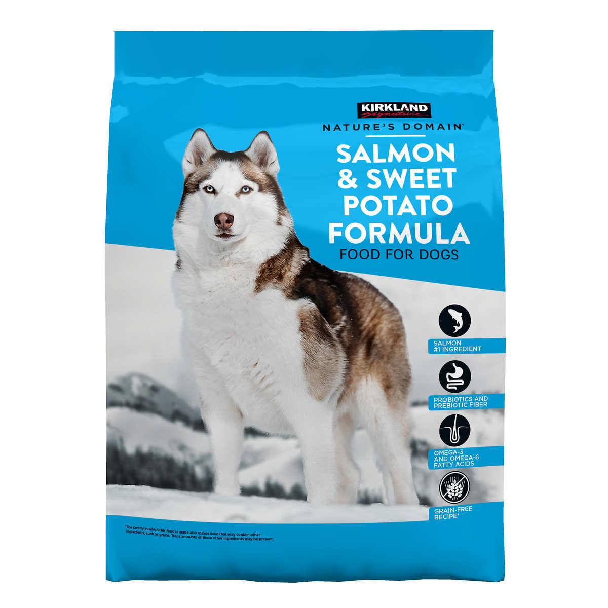 Kirkland Signature Nature's Domain Salmon Meal & Sweet Potato Dog Food 35 lb.