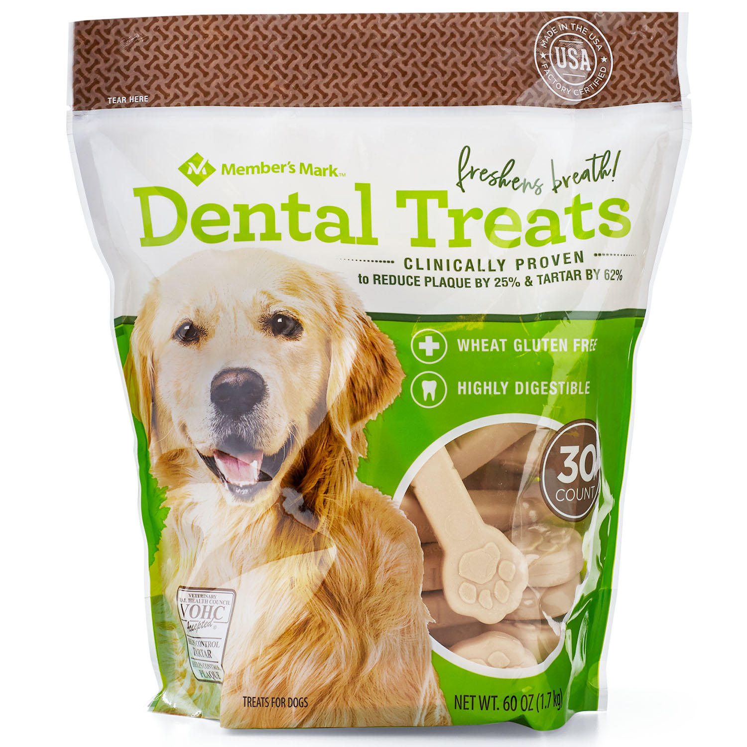 Member’s Mark Dental Chew Treats for Dogs (30 ct.)