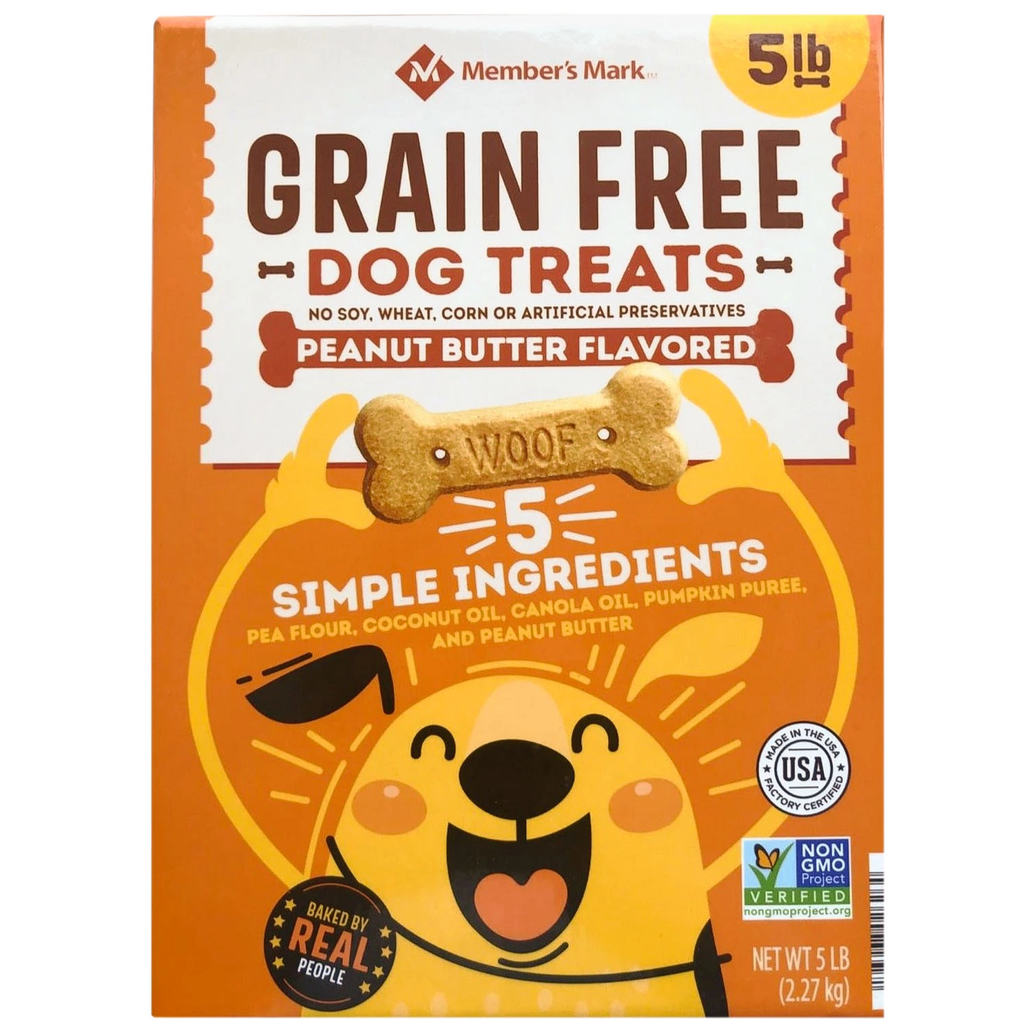 Member’s Mark Grain-Free Dog Treats, Peanut Butter Flavored (5 lbs.)