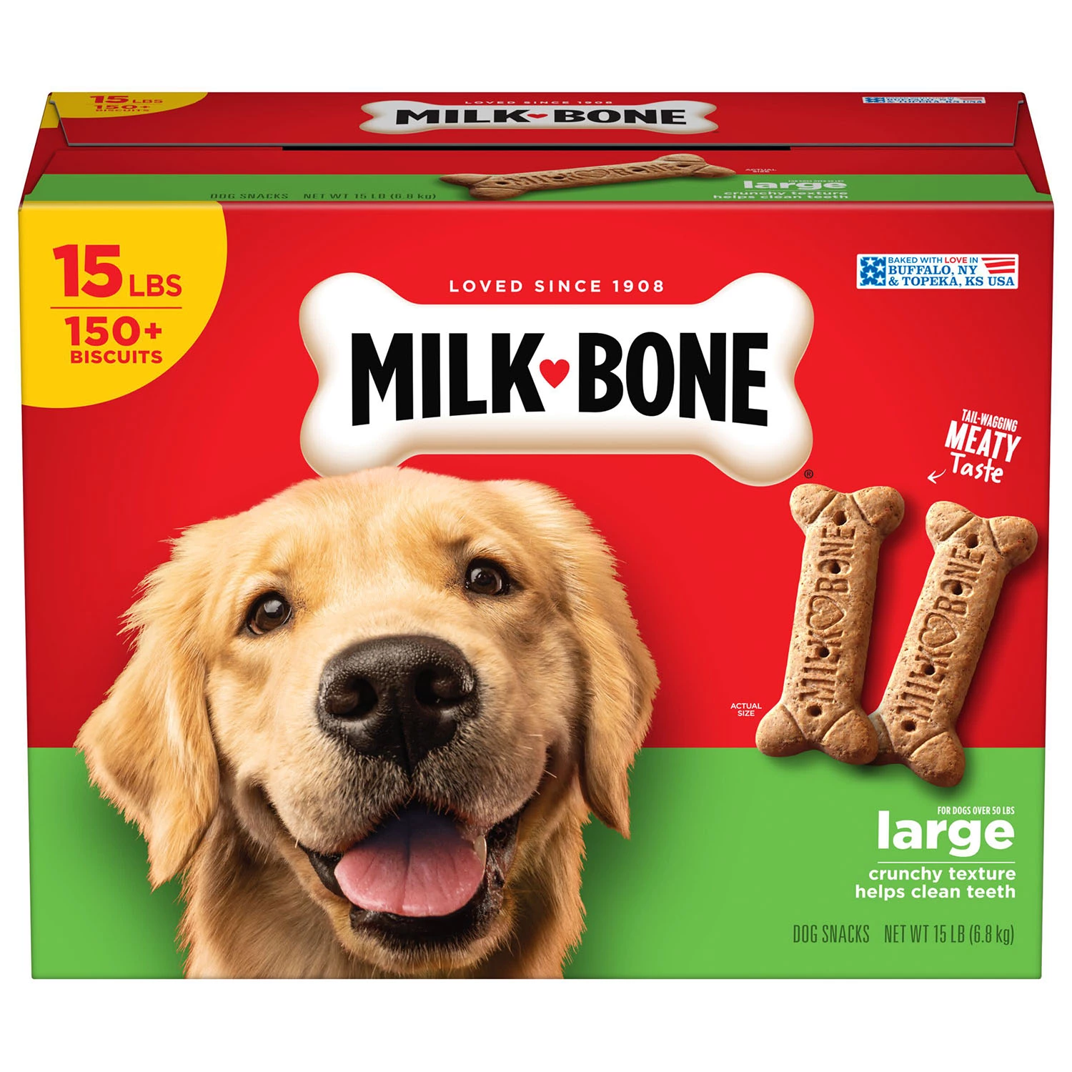 Milk-Bone Dog Biscuits, Large (15 lbs.)