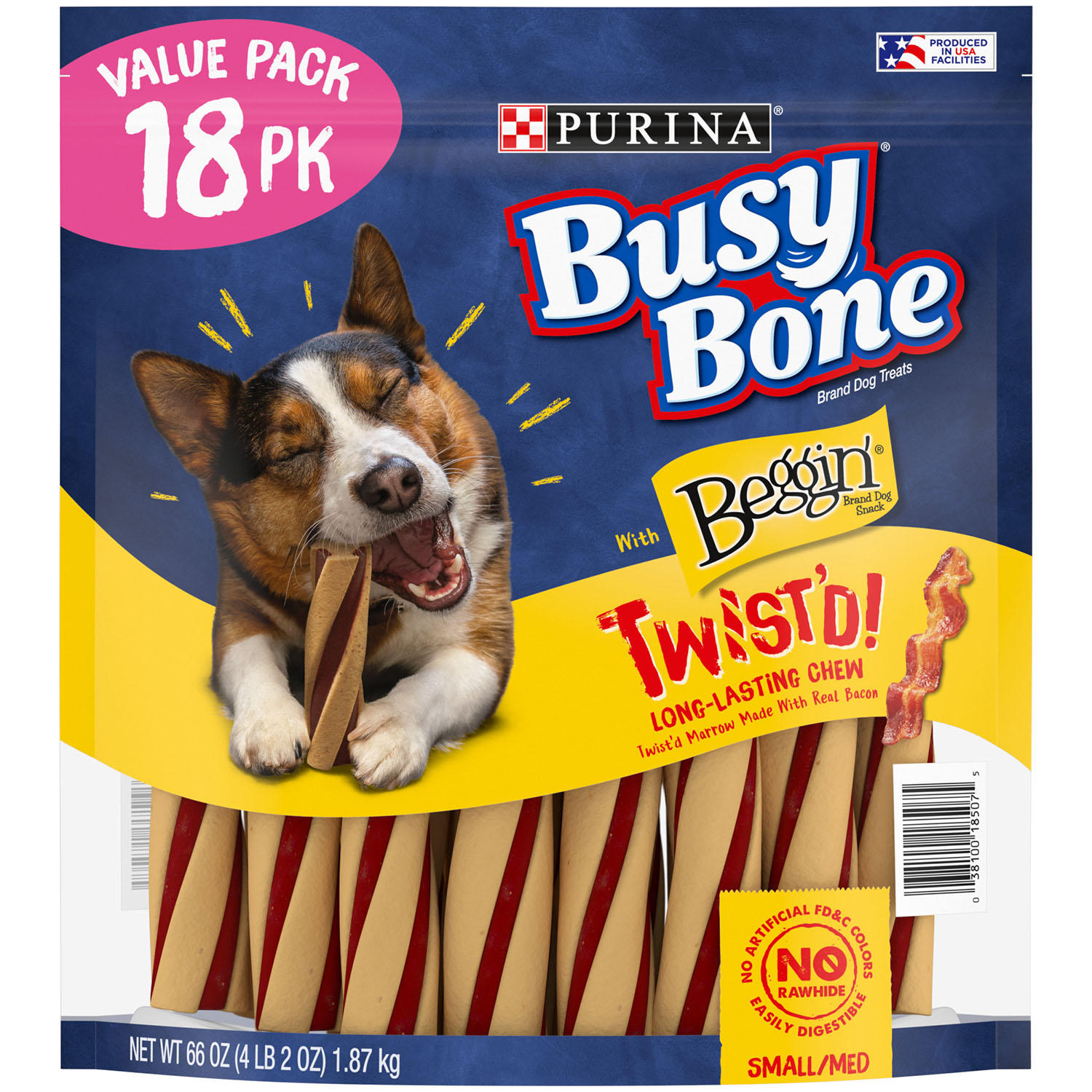 Purina Busy With Beggin’ Twist’d Small/Medium Breed Dog Treats (18 ct.)