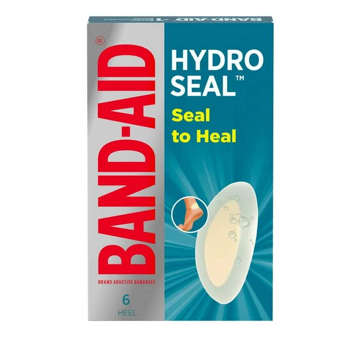 Band-Aid Brand Hydro Seal Adhesive Bandages for Heel Blisters, 6 ct