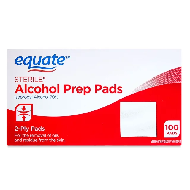 Equate Sterile Alcohol Prep Pads 100 Count