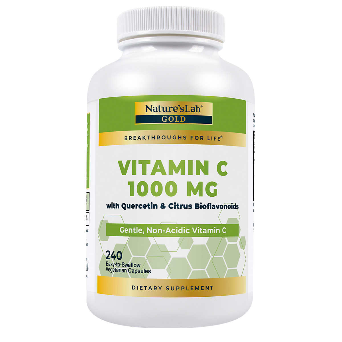 Nature’s Lab Vitamin C 1000 mg., 240 Vegetarian Capsules