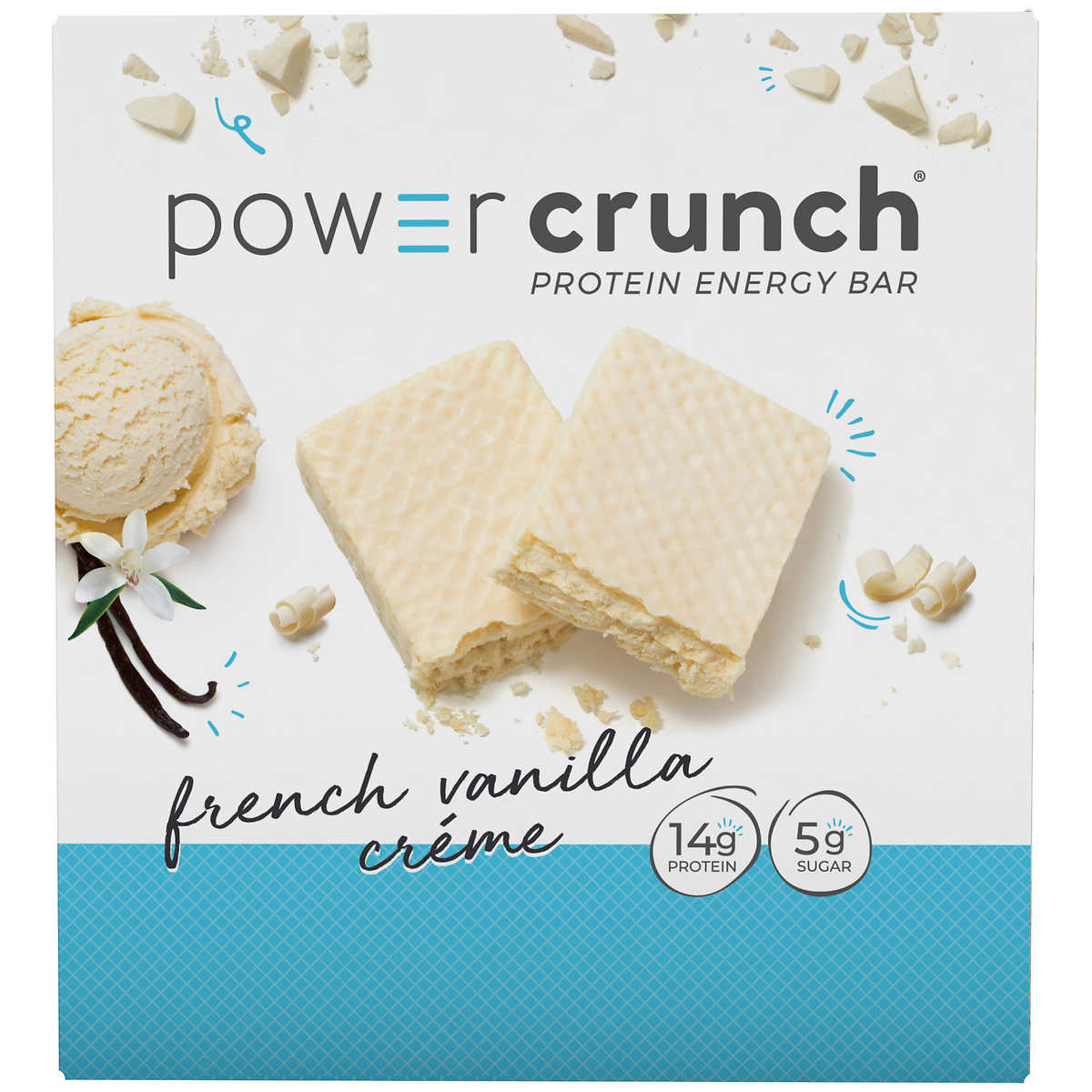 Power Crunch Protein Energy Bar French Vanilla 1.4 oz 12-Count