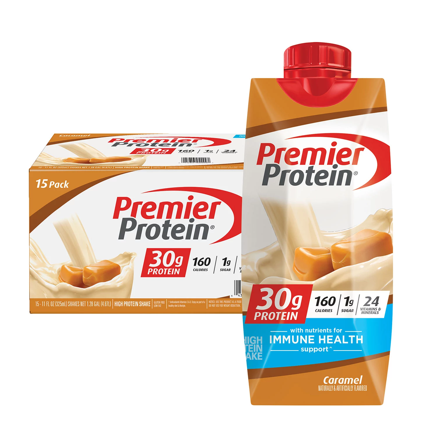 Premier Protein High Protein Shake Caramel (11 fl. oz., 15 pk.)
