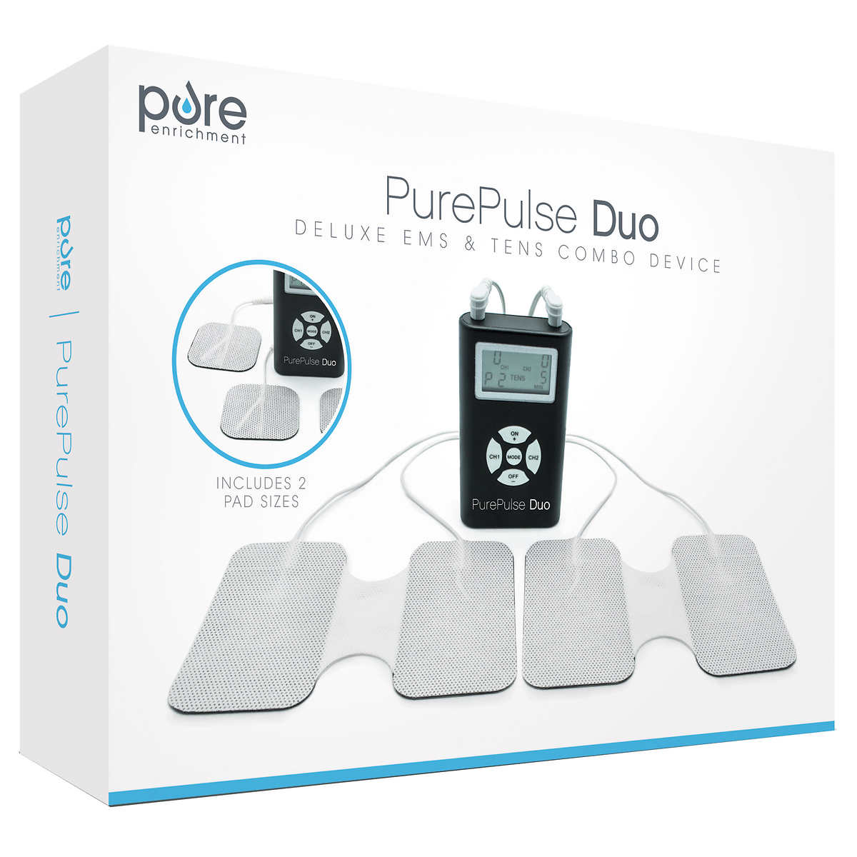 Pure Enrichment PurePulse DUO TENS/EMS Bundle