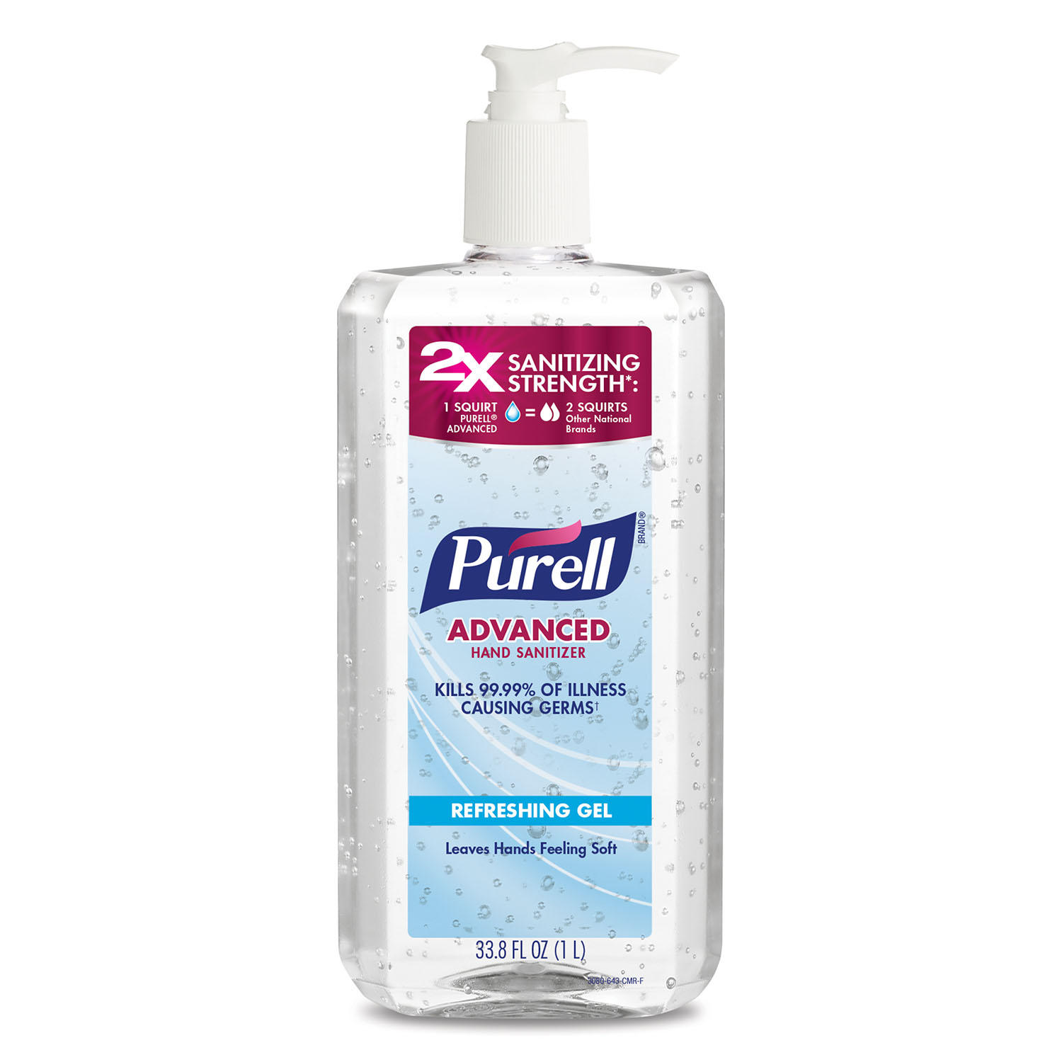 Purell Advanced Hand Sanitizer, Refreshing Gel (33.8 fl. oz.)