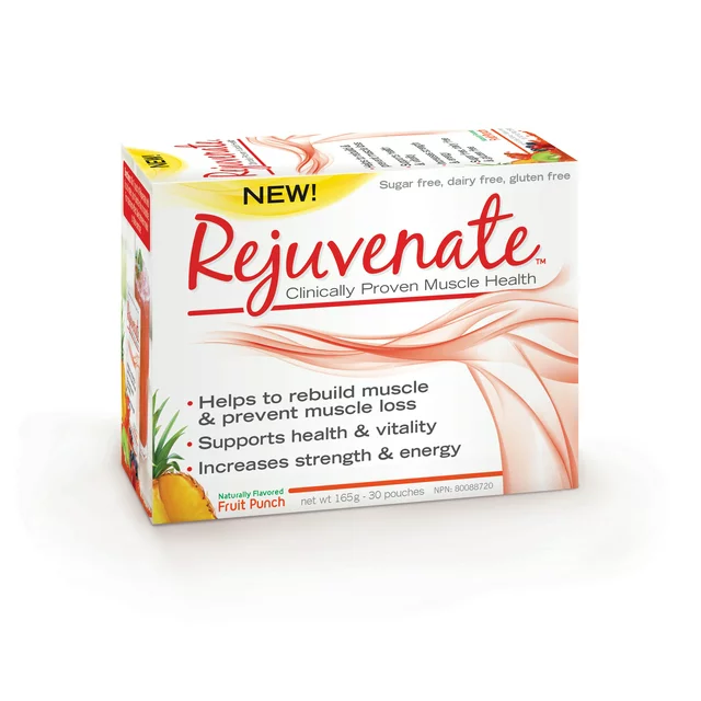 Rejuvenate Muscle Health Fruit Punch Powder Packets, 30 Count