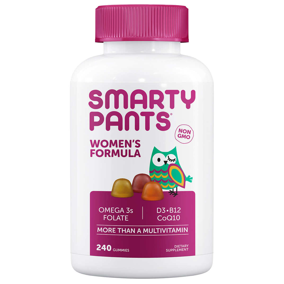 SmartyPants Women’s Formula Multivitamin, 240 Adult Gummies
