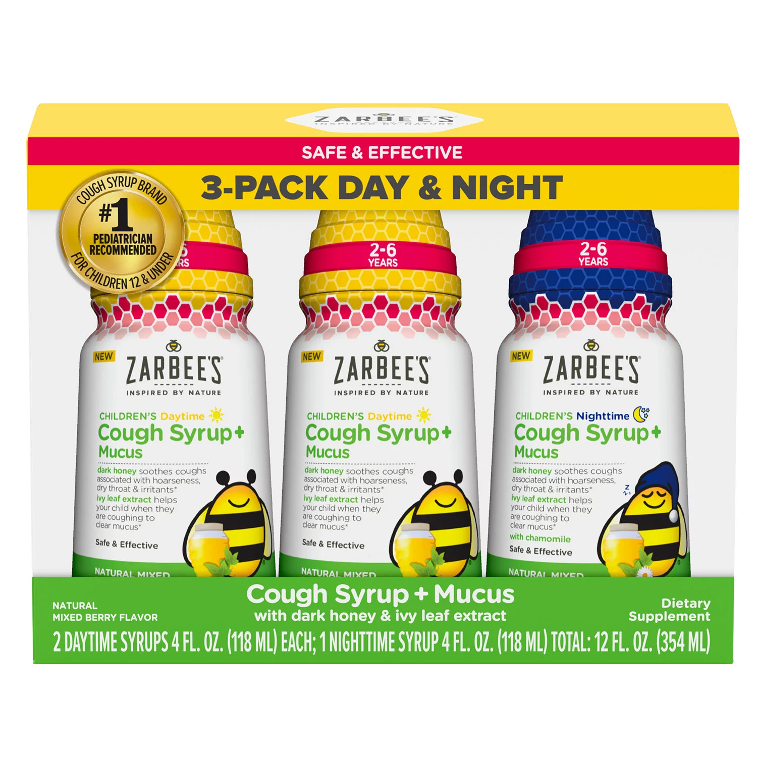 Zarbee’s Children’s Cough and Mucus Syrup (3 pk.)