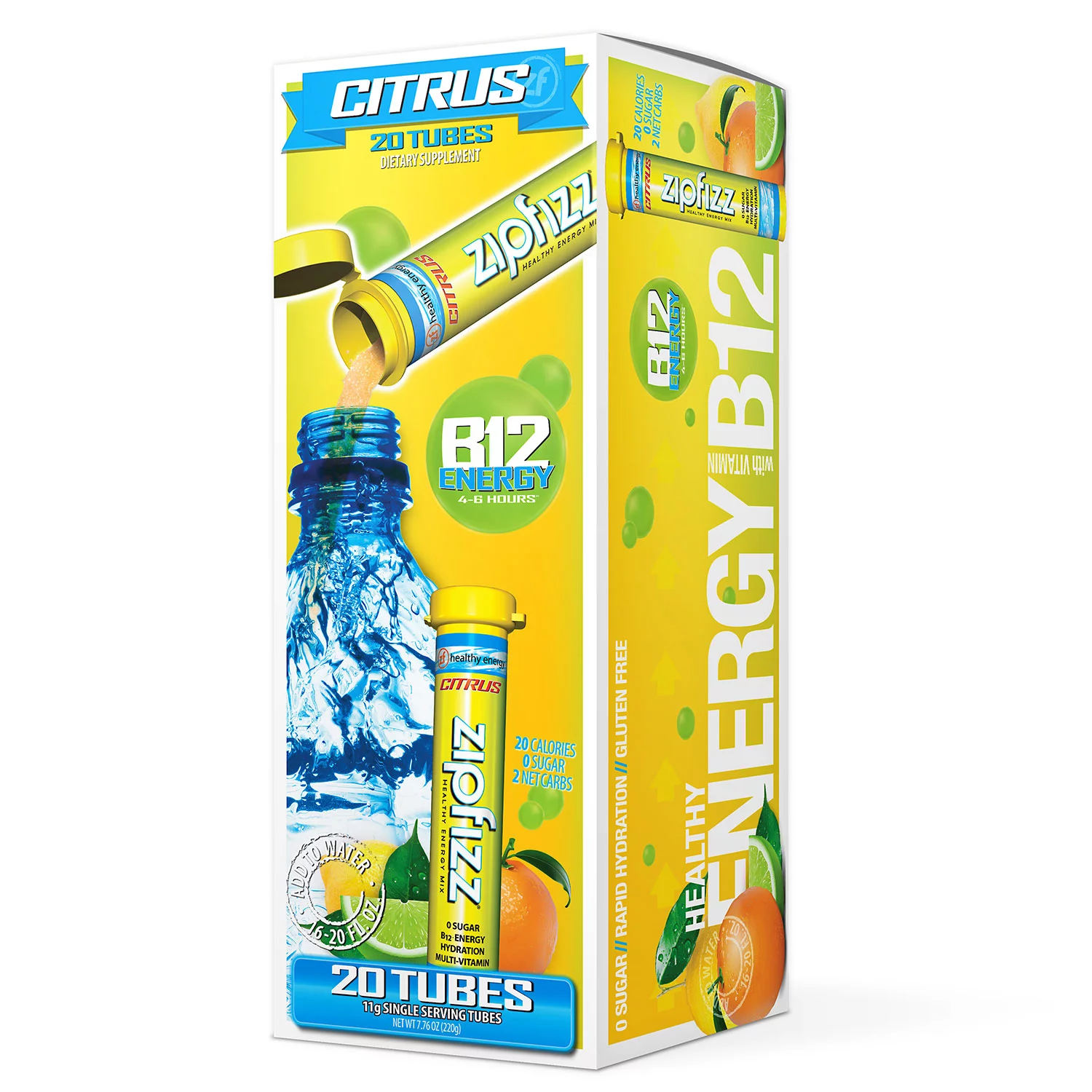 Zipfizz Energy Drink Mix Citrus