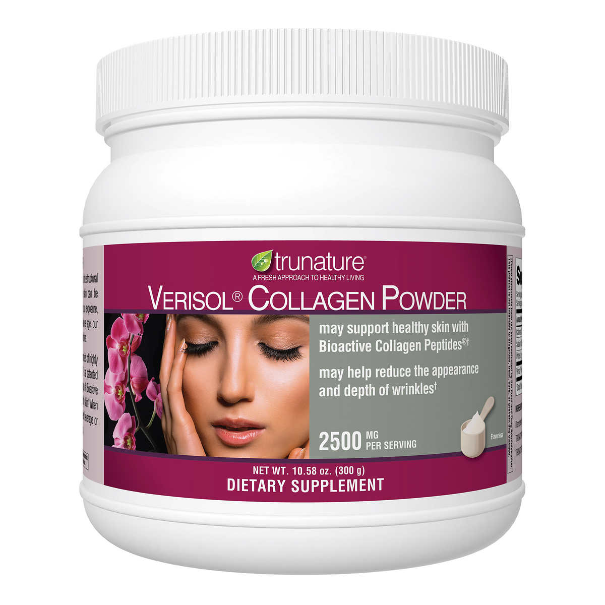 trunature Verisol Collagen Powder 2,500 mg., 10.58 Ounces