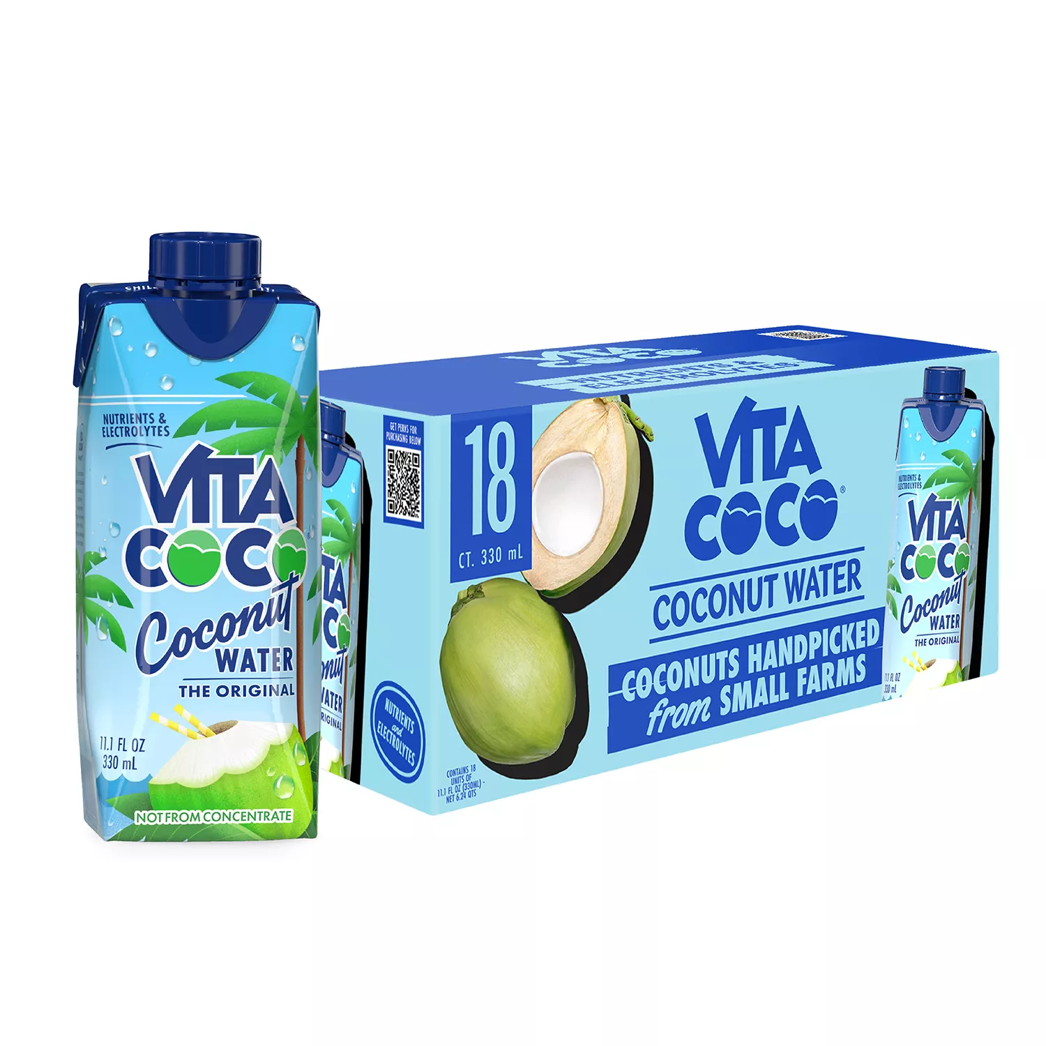 Vita Coco Coconut Water 11.1 fl. oz., 18 pk.